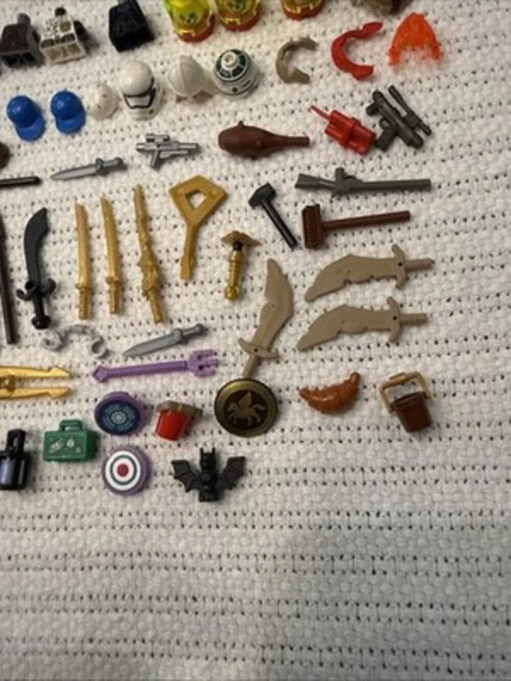 Lot Of Assorted LEGO Minifigures Minidolls Horses Body Parts Accessories